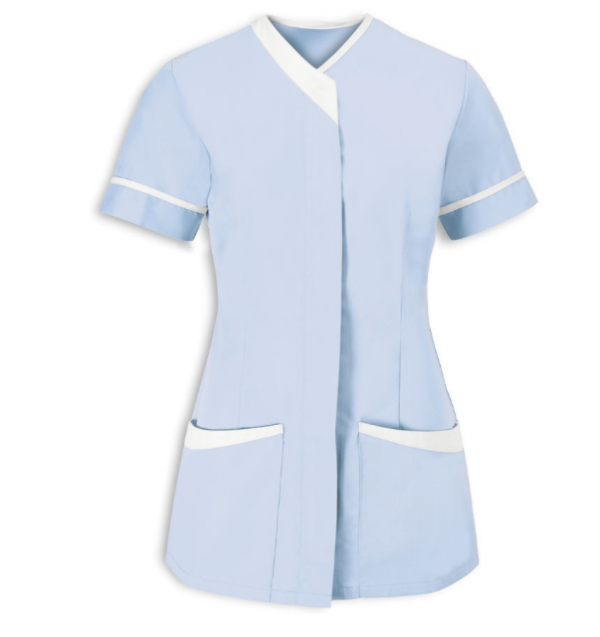 Contrast Trim Cleaning Tunic - Image 8