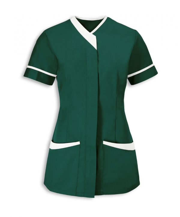 Contrast Trim Cleaning Tunic - Image 3