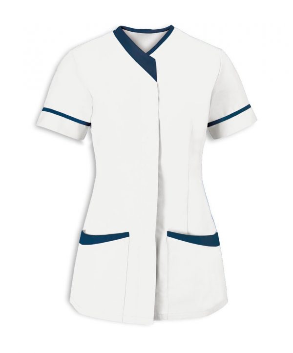Contrast Trim Cleaning Tunic - Image 2