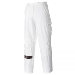 White cleaners trousers