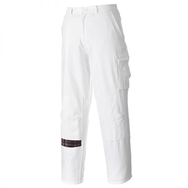 White cleaners trousers