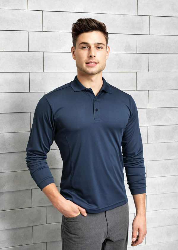 Polyester Pique Polo - Long Sleeve