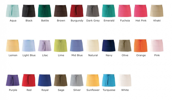 Colours 3 Pocket Waist Cleaning Apron - Image 2