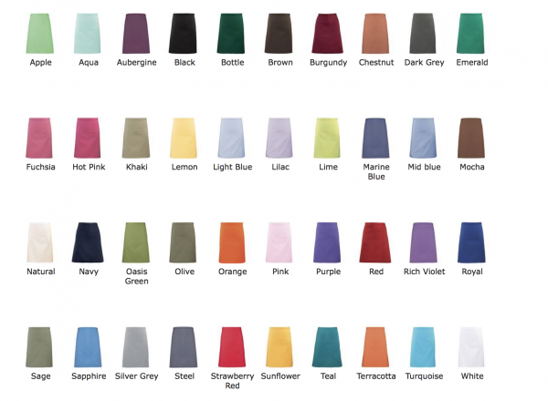Colours Mid-Length Apron - Image 2