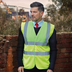 Hi-vis 2-band-and-braces waistcoat