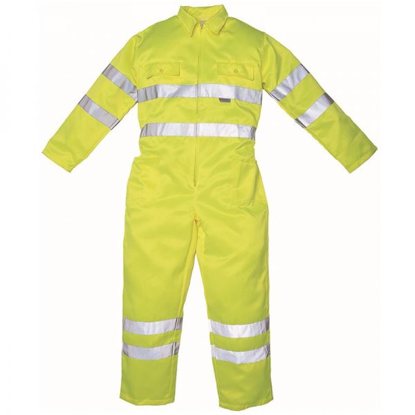 Hi-vis polycotton coverall - Image 2