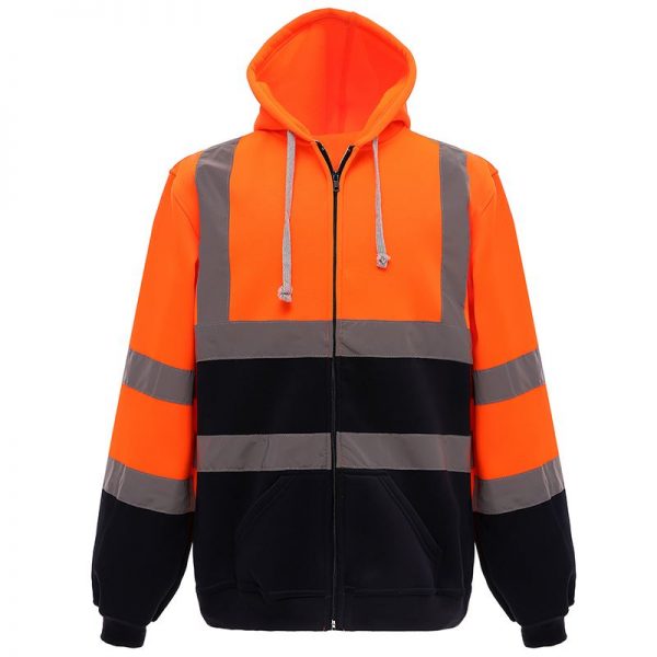 Hi-vis zip hoodie - Image 4