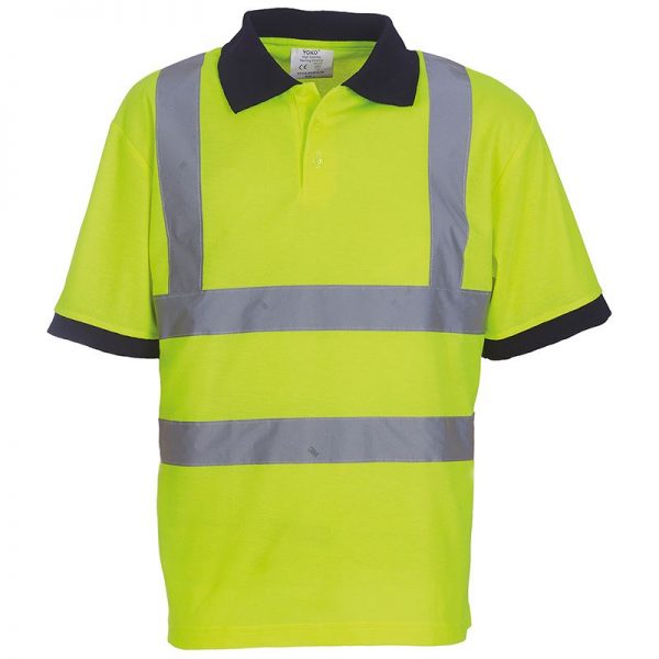 Hi-vis short sleeve polo - Image 2
