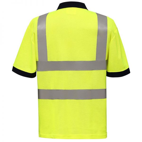 Hi-vis short sleeve polo - Image 3