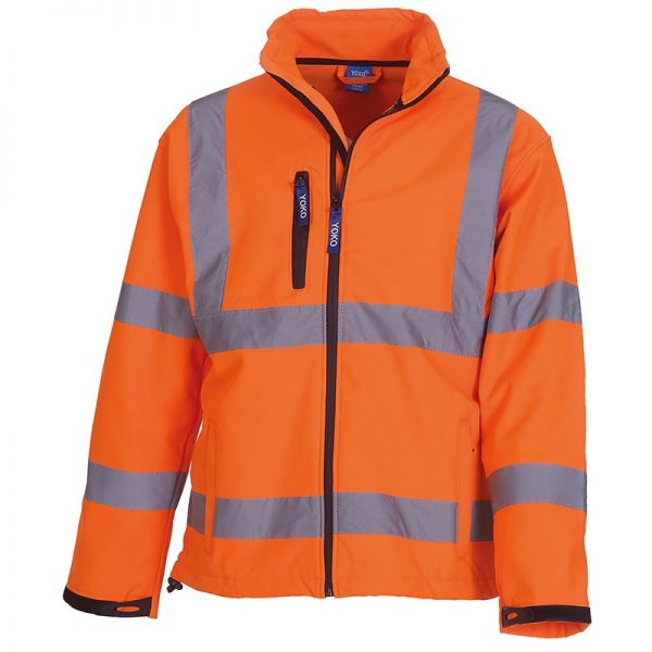 Hi-vis softshell jacket - Image 3