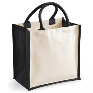 Mini Jute Shopper Bag (pack of 5)