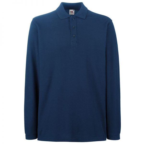 Premium Long Sleeve Polo - Image 2