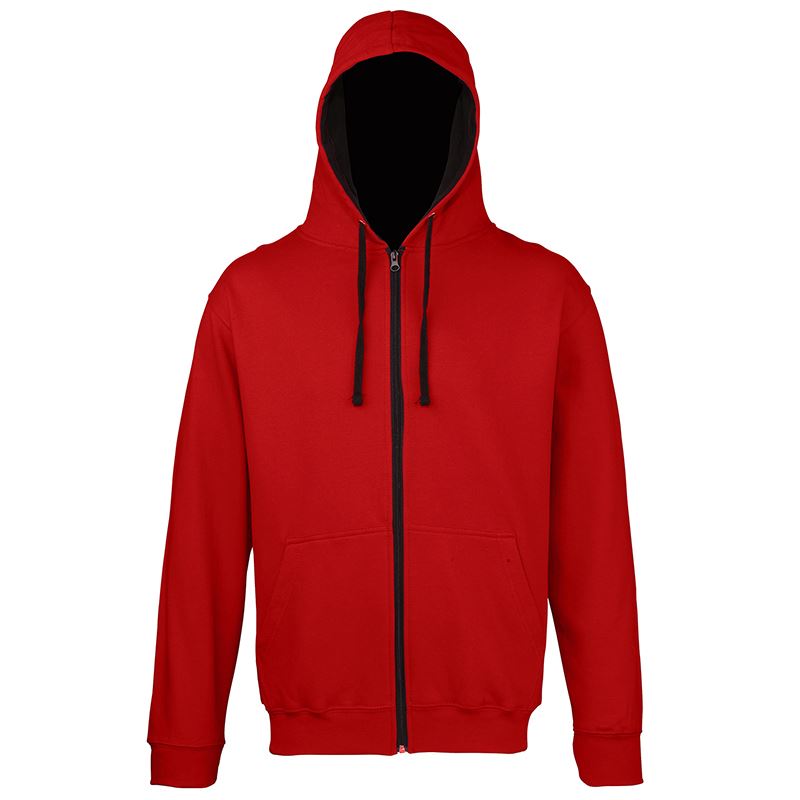 Zip-up Hoodie - Contrast - Cleaners Uniforms, Housekeeping & Cleaning ...