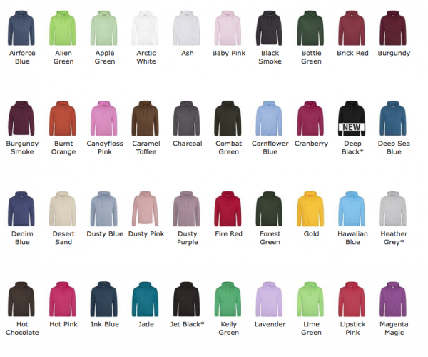 Classic Pullover Hoodie - Personalised Hoodies - Kangaroo Pocket - Poly/Cotton - Over 60 Colours - Image 4