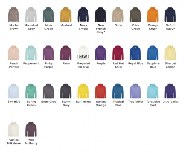 Classic Pullover Hoodie - Personalised Hoodies - Kangaroo Pocket - Poly/Cotton - Over 60 Colours - Image 3