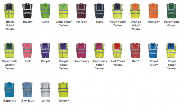 Hi-vis 2-band-and-braces waistcoat - Image 4