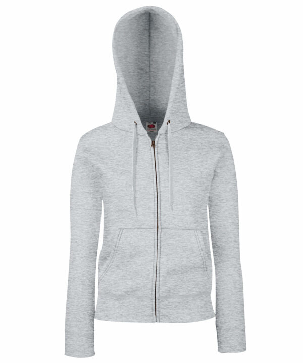 Zip-up Ladies Hoodie - Personalised Women's Zoodie - Double Fabric Hood & Warm Pouch Pockets - Image 2