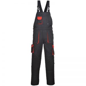Gardeners contrast bib and brace