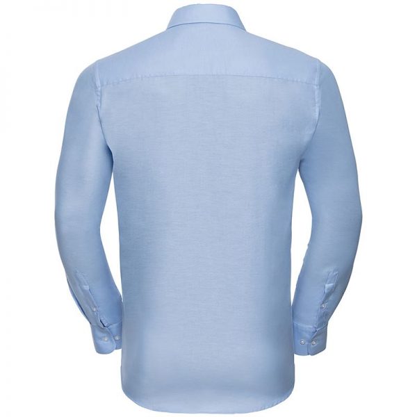 Long sleeve easycare tailored Oxford shirt - midweight (tailored fit) - Image 4