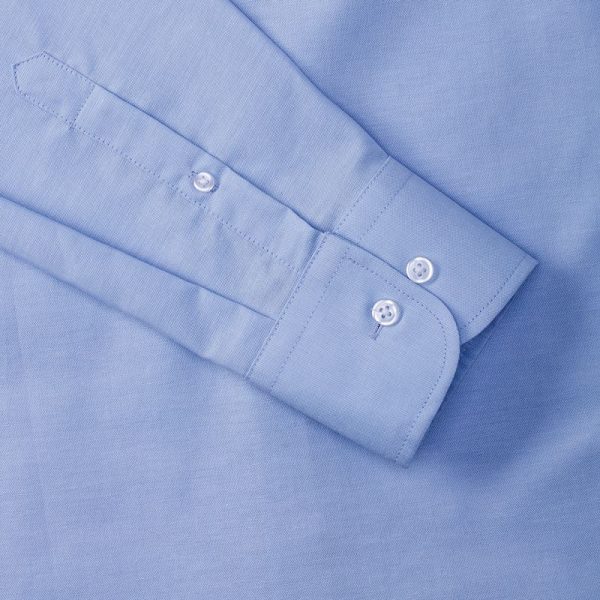 Long sleeve easycare tailored Oxford shirt - midweight (tailored fit) - Image 6