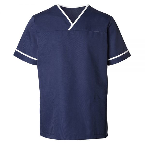 Unisex contrast trim scrub tunic - Image 3