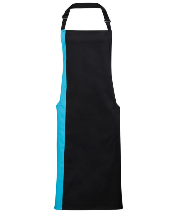 Contrast Bib Apron with pockets - Image 3
