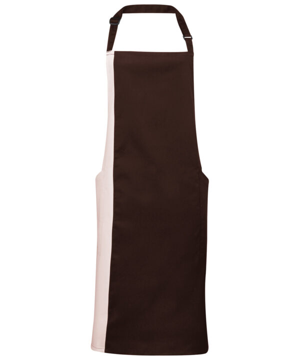 Contrast Bib Apron with pockets - Image 2