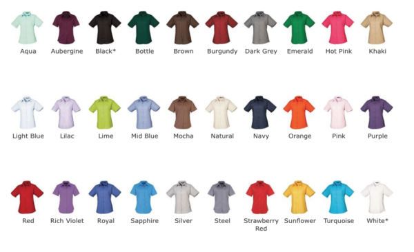 Women's Poplin Bar & Restaurant Shirt - Short Sleeve - Image 3
