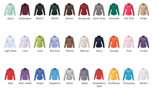 Women's Poplin Bar & Restaurant Shirt - Long Sleeve - Image 3