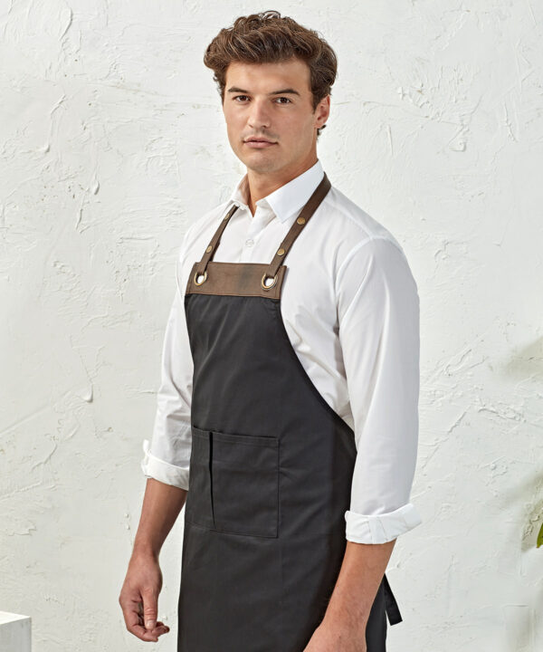 Espresso bib apron - Image 2