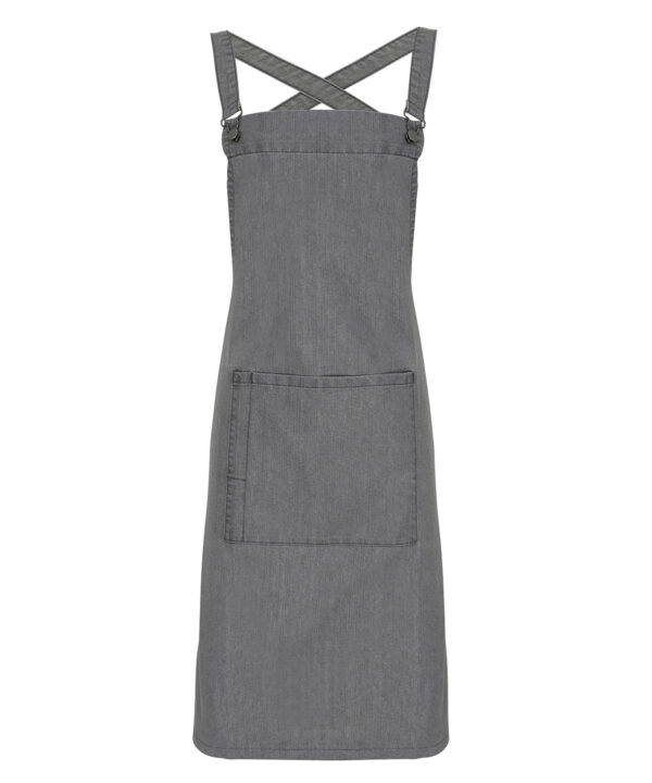 Cross back 'barista' bib apron - Image 3