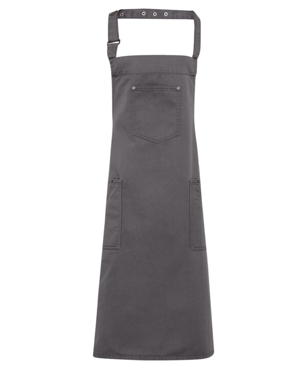 Chino cotton bib apron - Image 4