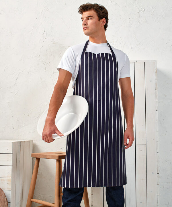 Striped bib apron - Image 3
