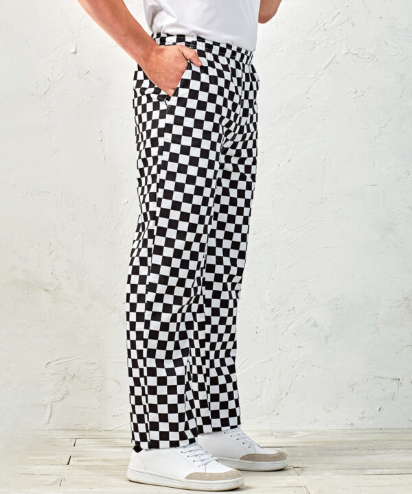 Essential Chef's Trousers - Printed Check - Image 2