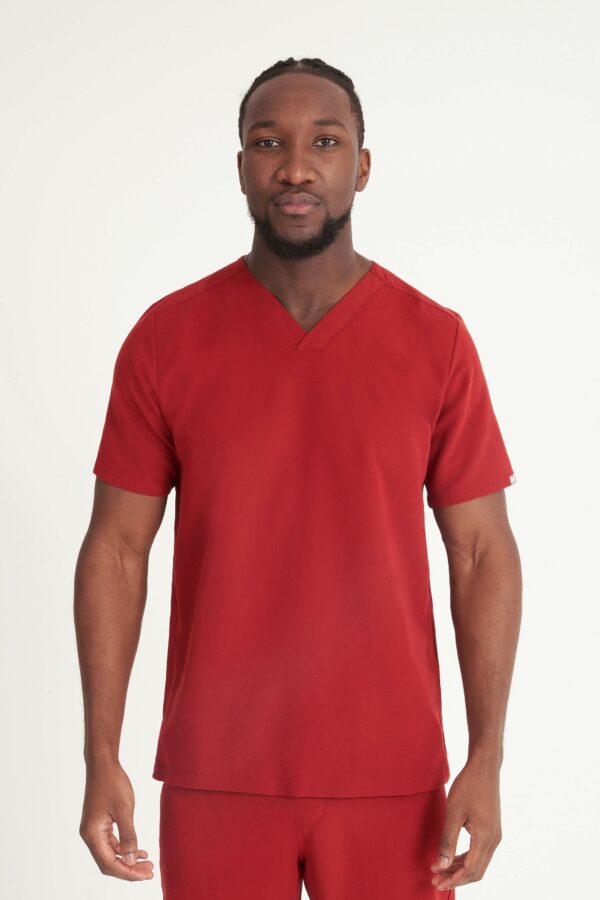 Premium Scrub V-Neck Top - Image 3