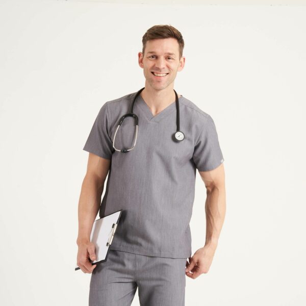 Premium Scrub V-Neck Top - Image 4