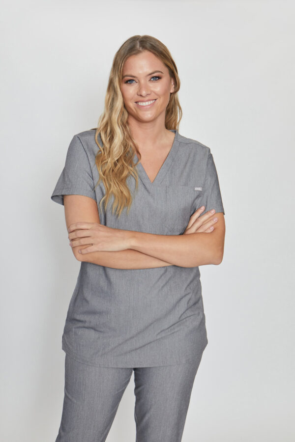 Nova One Pocket Scrub Top - Image 4