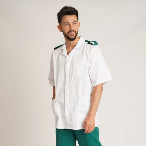 Male Dental Tunic with Epaulette Loops