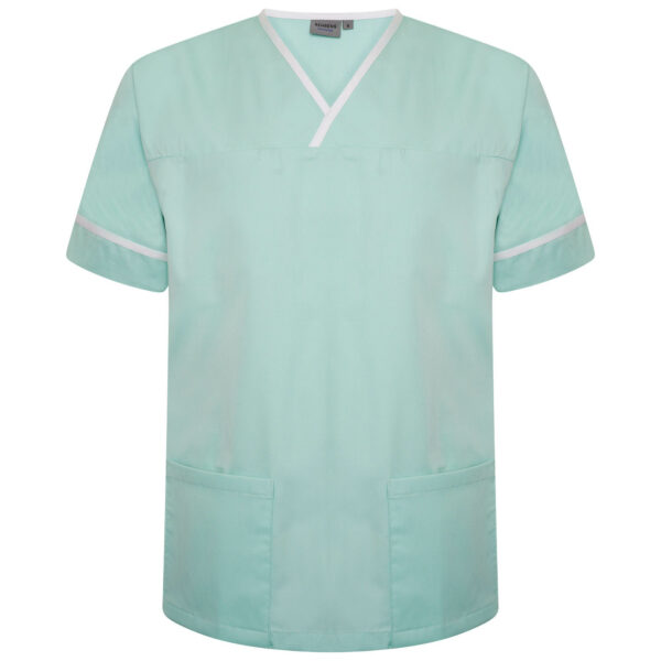 Contrast Trim Smart Scrub Top - Image 3