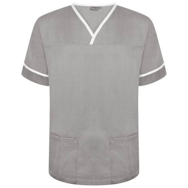 Contrast Trim Smart Scrub Top - Image 4
