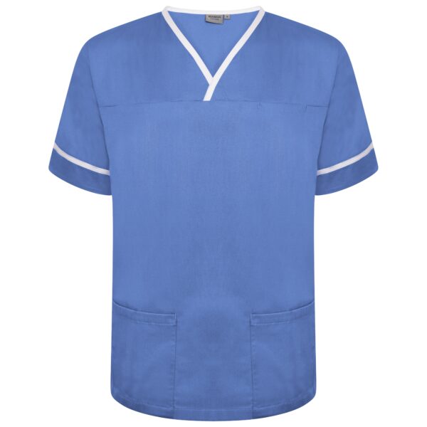 Contrast Trim Smart Scrub Top - Image 5