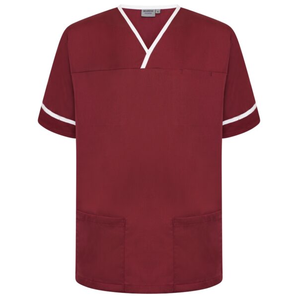 Contrast Trim Smart Scrub Top - Image 7