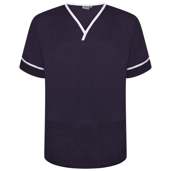 Contrast Trim Smart Scrub Top - Image 9