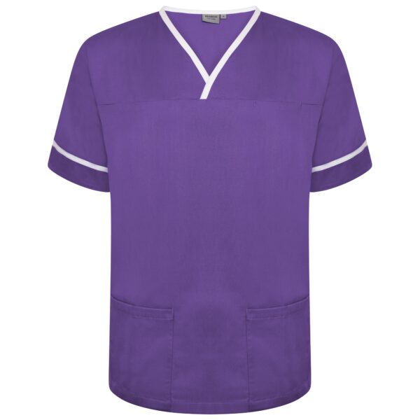 Contrast Trim Smart Scrub Top - Image 10