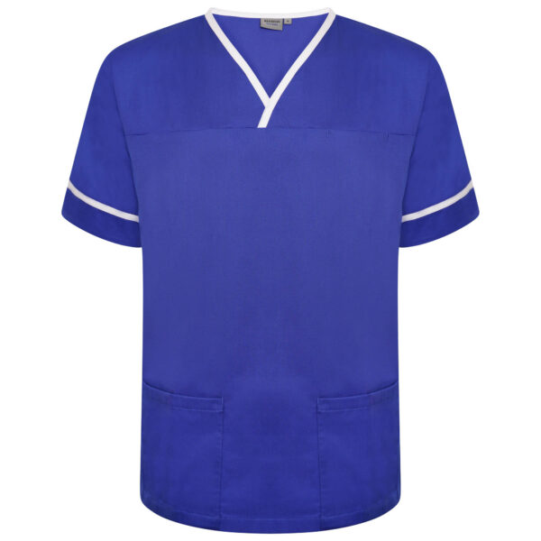 Contrast Trim Smart Scrub Top - Image 11