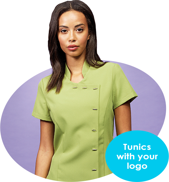 Personalised Tunics with logo or text embroidery. Personalised Tunics with logo or text embroidery.