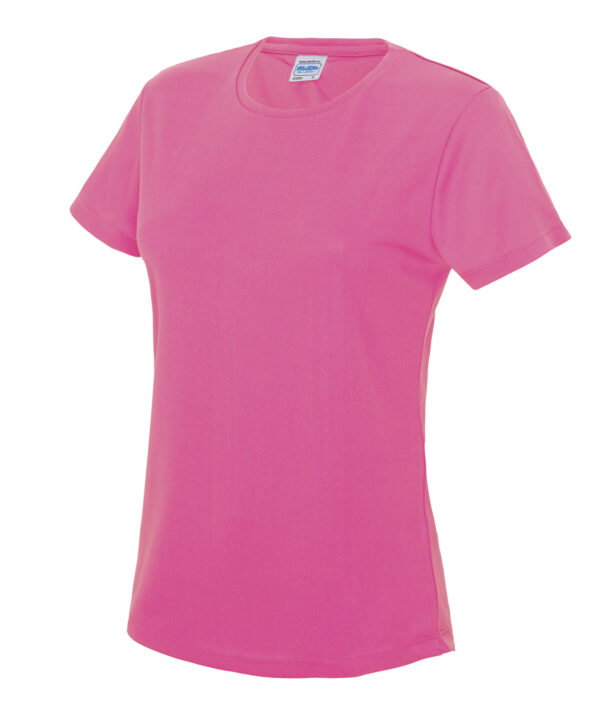 Lightweight Polyester Women's Cool T - Feminine Fit Workwear & Sports T-Shirt - Crew Neck - 24 colours - Image 5