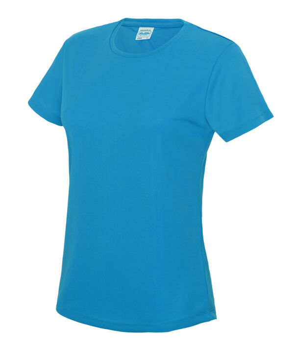 Lightweight Polyester Women's Cool T - Feminine Fit Workwear & Sports T-Shirt - Crew Neck - 24 colours - Image 4