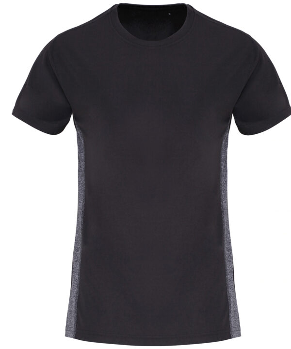 TriDri® Ladies Contrast Sleeve Performance T-Shirt - Women's Gym Tops - Lightweight Polyester 5 Colour Choices - Image 4