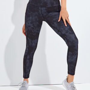 Women's TriDri® Performance Full Length Leggings - Acid Wash Or Navy - Up To 4XL